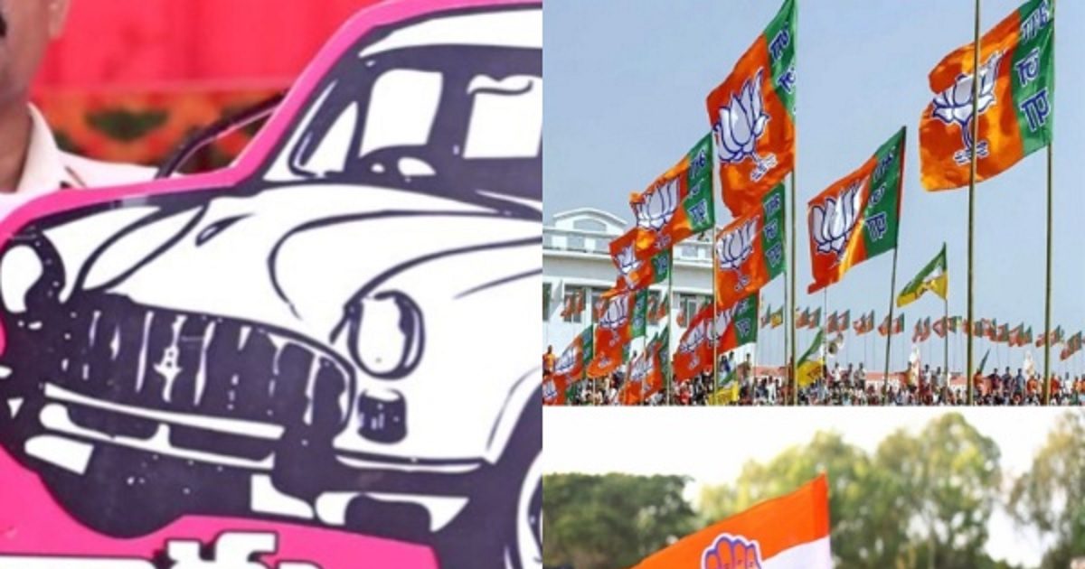 तेलंगाना में आज वोटिंग, BRS, BJP, कांग्रेस के बीच त्रिकोणीय मुकाबले की उम्मीद