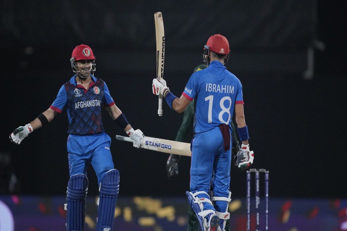 WC में अफगानिस्‍तान के लिए शतक बनाने वाले पहले बैटर बने इब्राहिम जादरान