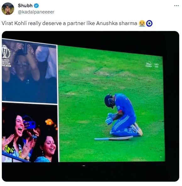 World Cup 2023, Virat Kohli, India vs New Zealand, Virat Kohli 50th centuries, virat kohli breaks sachin tendulkar record, virat kohli stats, virat kohli centuries, virat kohli wife, anushka sharma reaction, anushka sharma, team india, india vs new zealand semi final, cricket news hindi, cricket news, World Cup semi final, Wankhede Stadium, Sachin Tendulkar, वर्ल्‍डकप 2023, सचिन तेंदुलकर, विराट कोहली, वर्ल्‍डकप सेमीफाइनल, भारत vs न्‍यूजीलैंड<br/>
” width=”579″ height=”593″ /></p>

<p><strong>सचिन को देख बड़े हुए विराट</strong></p>

 <div class=