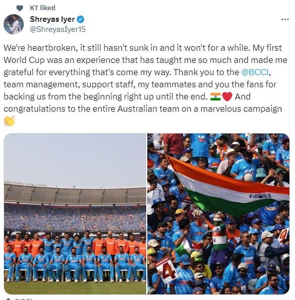 World Cup 2023, ICC World Cup Final, Shreyas Iyer, Shreyas Iyer statement, Shreyas Iyer stats, Rohit Sharma, Rohit Sharma Sad, Rohit Sharma Captaincy, Travis Head Stats, Travis Head Century, Travis Head on Rohit Sharma, Travis Head Statement, India vs Australia Final, IND vs AUS Final, virat kohli, virat kohli stats, Rohit Sharma, World Cup Trophy, Kuldeep Yadav, Mohammed Shami, Jasprit Bumrah, Australia 6th world cup trophy, Marnus Labuschagne, team india, Indian cricket team, ravindra Jadeja, IND vs AUS final Match Report, cricket news hindi, cricket news, ravindra jadeja bowling, rohit sharma world cup, वर्ल्ड कप 2023, भारत बनाम ऑस्ट्रेलिया    