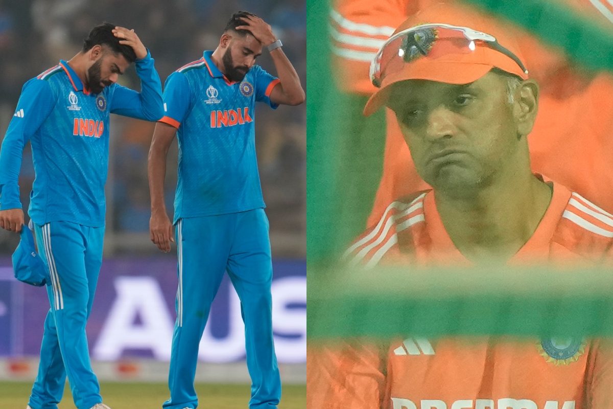 देखा नहीं जा रहा था हाल... हार के बाद द्रविड़ ने बताया ड्रेसिंग रूम का मंजर