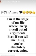 Kareena kapoor Khan post