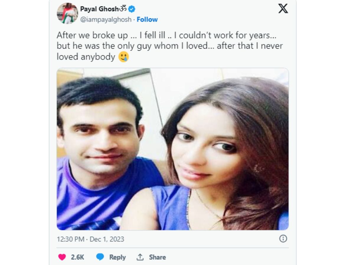 34 day used actress claims, dated Indian bowler for five years, additionally proposed to Mohammed Shami