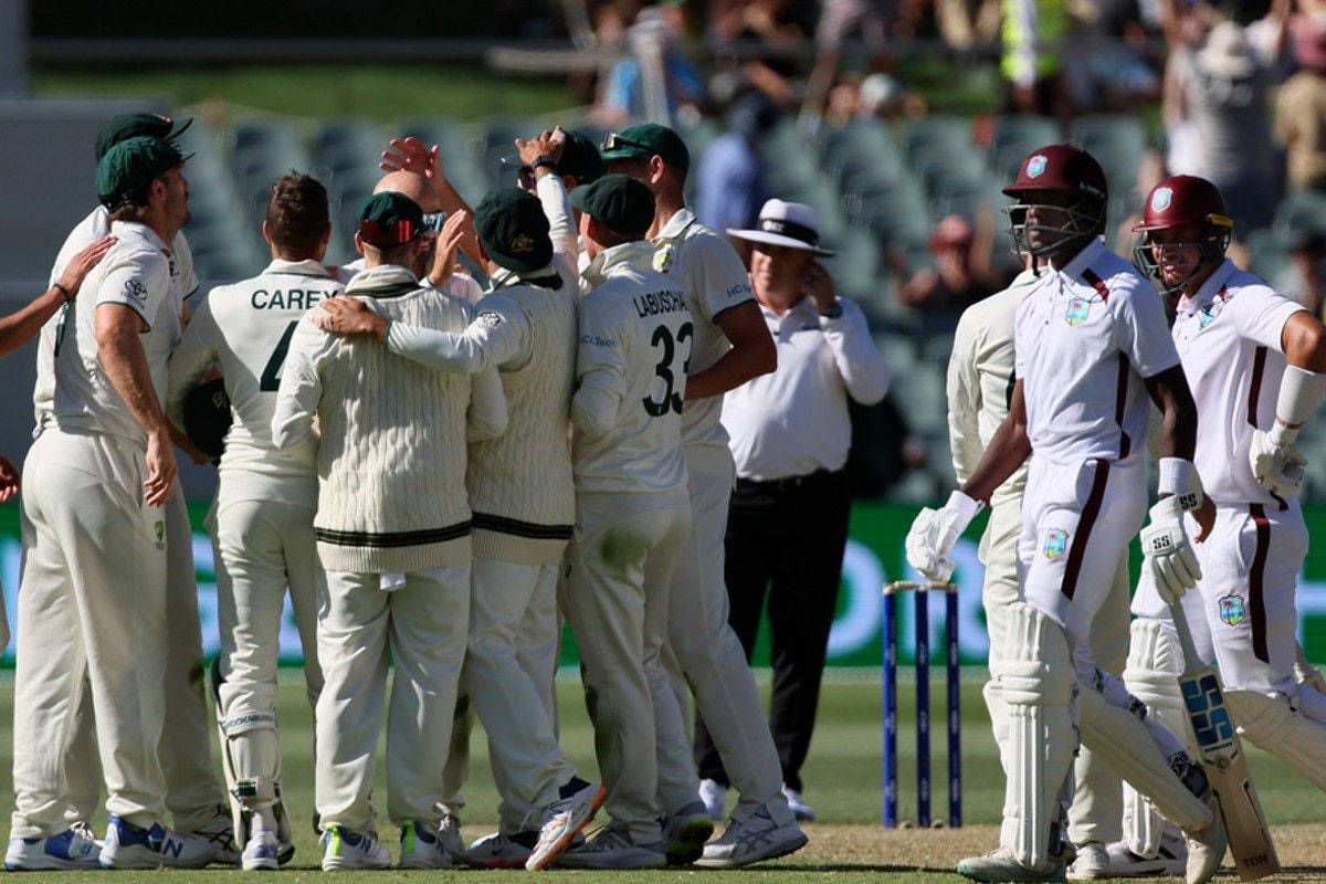 9 विकेट लेकर हेजलवुड ने पलटा मैच, 10 विकेट से विंडीज को ऑस्ट्रेलिया ने रौंदा