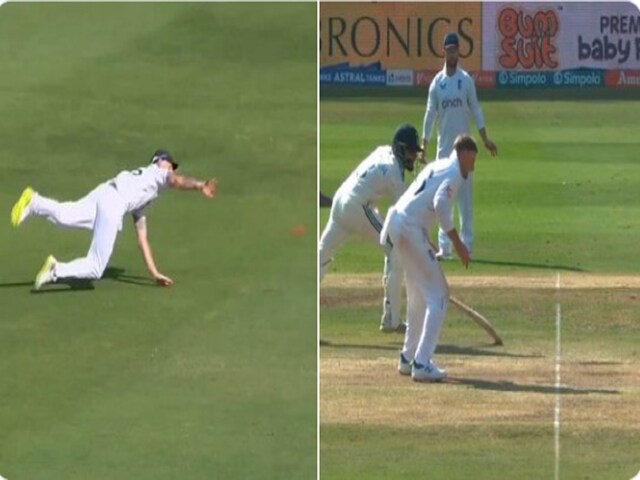 Ind vs Eng: बेन स्टोक्स का रॉकेट थ्रो, बिना निशाना साधे जडेजा को किया आउट