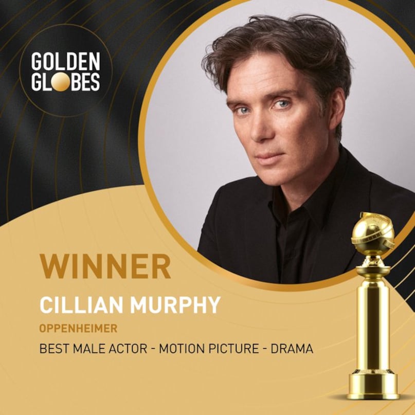 Cillian Murphy Golden Globe