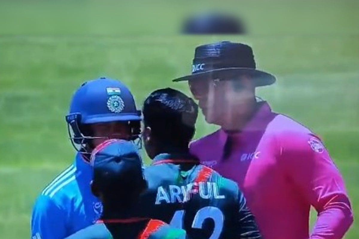 Video:भारत-बांग्लादेश वर्ल्ड कप मैच में बवाल,भारत के कप्तान से भिड़े 3 खिलाड़ी