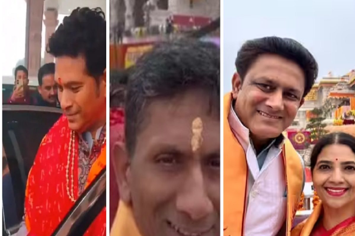 राम मंदिर: सचिन को मिली 10 नंबर की कुर्सी, 'वेंकी' बोले- एक ही नारा एक ही राम