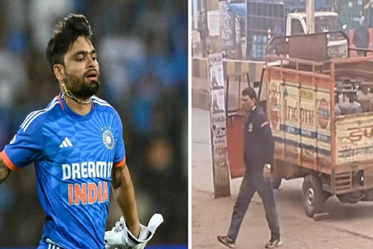 स्टार क्रिकेटर के पापा कर रहे सिलेंडर डिलीवर,रिंकू सिंह के पिता का VIDEO वायरल