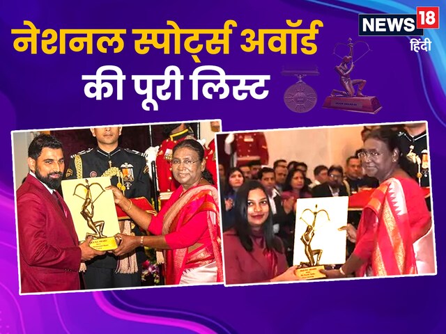 40 से ज्यादा खिलाड़ियों को राष्ट्रपति मुर्मू ने किया सम्मानित, देखें लिस्ट