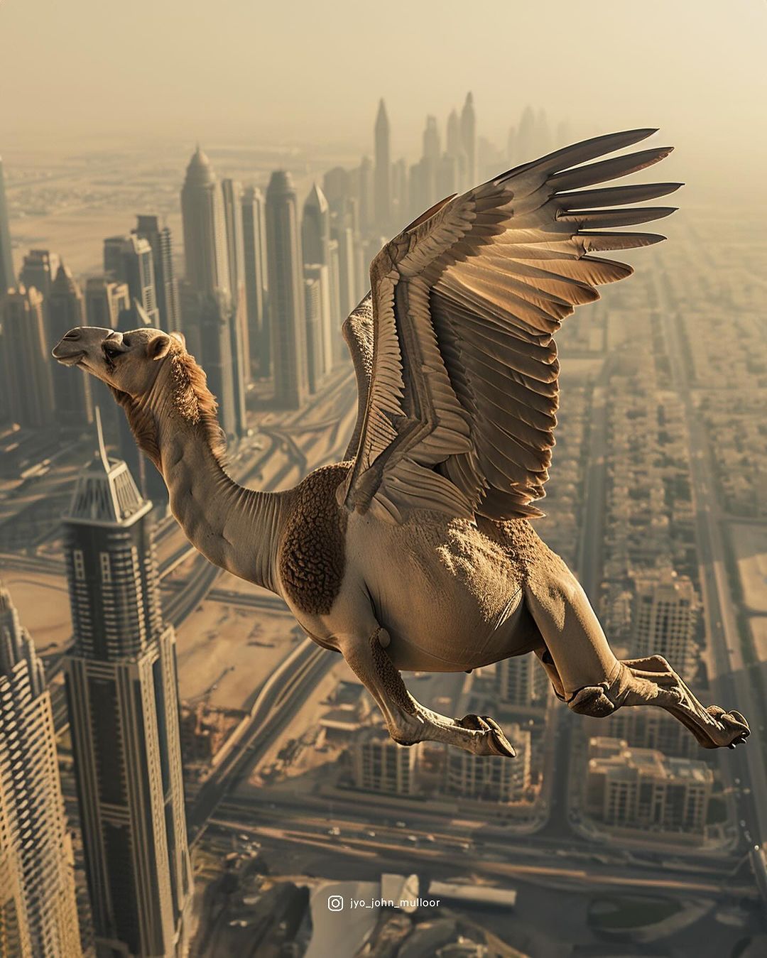 आकाश में उड़ने लगे ऊंट! बड़े-बड़े ...