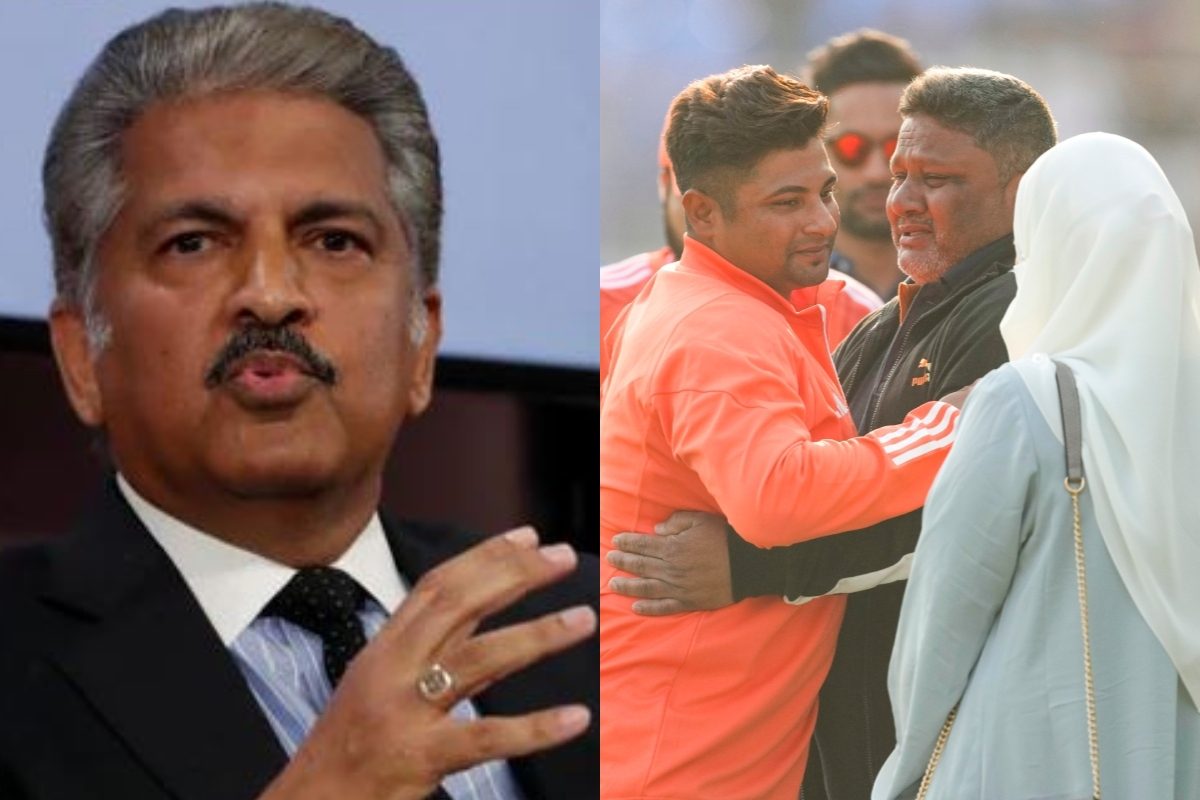 सरफराज के पिता को आनंद महिंद्रा ने तोहफे में Thar देने का किया ऐलान