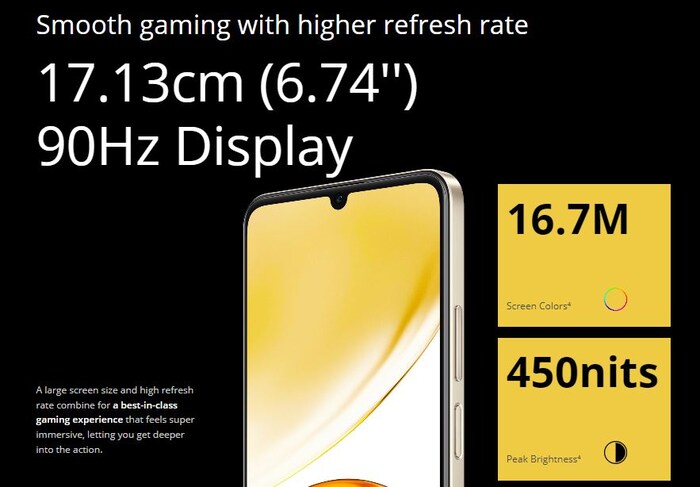 Realme Narzo N53 ने मार्किट में मचाया धमाल, जाने फीचर 2 Realme