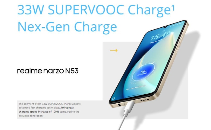 Realme Narzo N53 ने मार्किट में मचाया धमाल, जाने फीचर 3 Realme