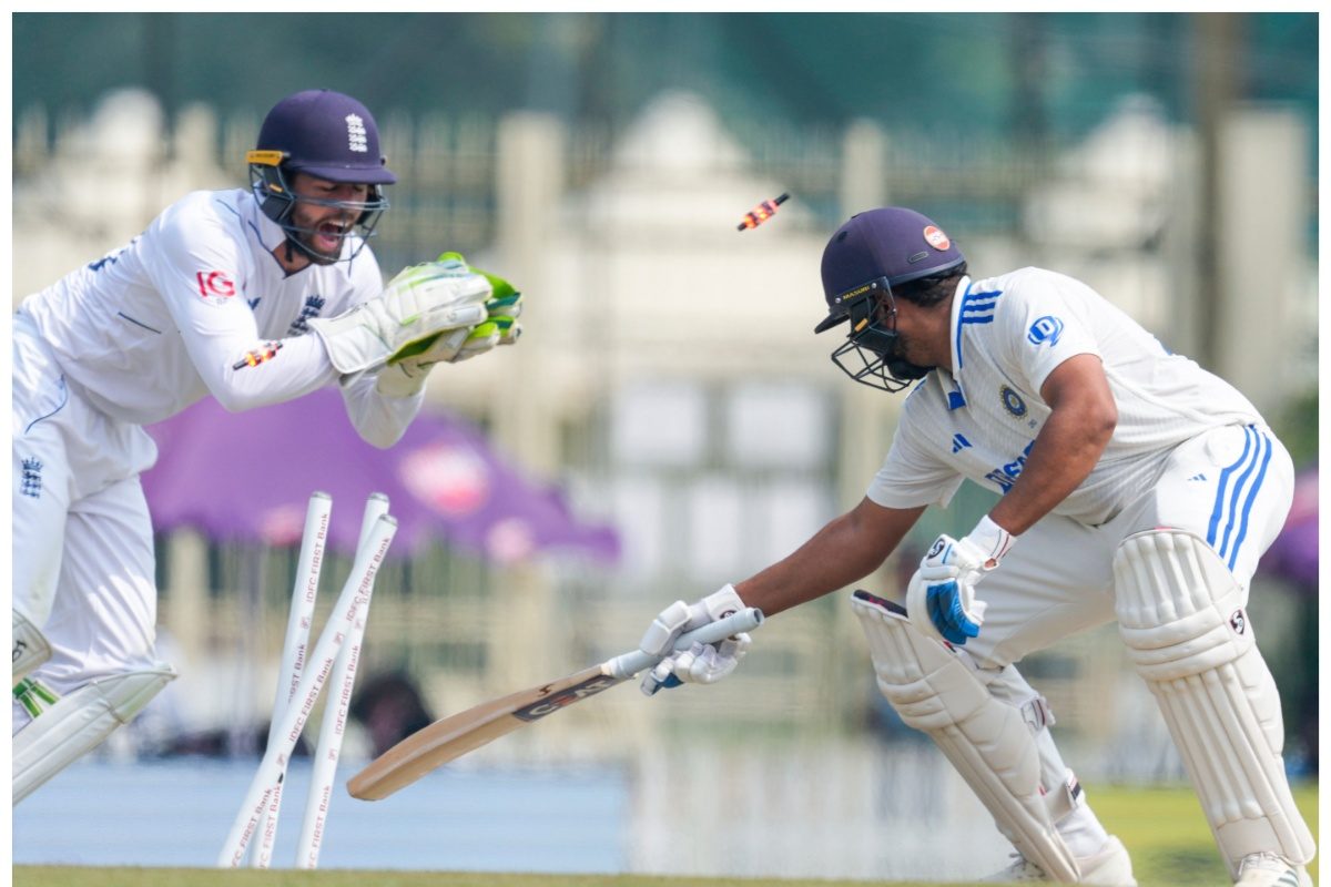 सरफराज और रजत पाटीदार मौके पर चूके, 0 पर लौटे पैवेलियन, टीम को संकट में डाला