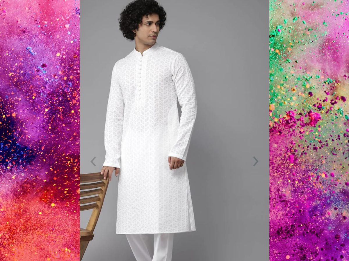 Ladies and Mens Special White holi kurtis wholesale couple | Holi kab he?  Status : Wed, Mar 8, 2023 - Diwan Fashion | Women, Western wear for women,  Holi festival