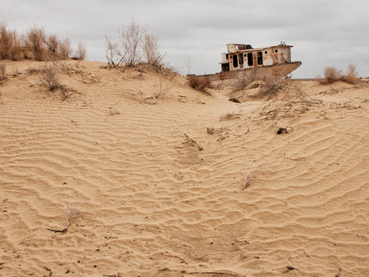 world fourth largest Sea, Aral Sea, Why Aral Sea Shrinking, NASA