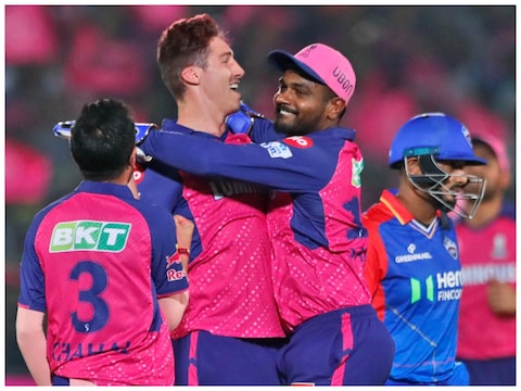 राजस्थान रॉयल्स ने दिल्ली कैपिटल्स को 12 रन से हराया. (AP)