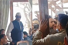 VIDEO: शिमला के रेस्टोरेंट में हंगामा, NSUI वर्करों ने रवि ठाकुर को घेरा