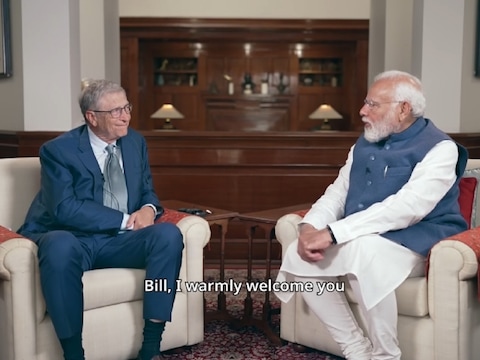 पीएम मोदी ने बिल गेट्स के साथ कई मुद्दों पर चर्चा की. (न्‍यूज 18 हिन्‍दी)