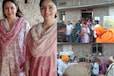 सचिन तेंदुलकर की पत्नी अंजल‍ि और बेटी सारा पहुंचे सीहोर, बच्चों से की मुलाकात, हुआ शानदार स्वागत