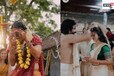 2024 की ब्लॉकबस्टर फिल्म देने वाले हीरो ने साउथ एक्ट्रेस की शादी, स्पेशल डे पर पहनी रेशम की धोती, देखें PICS