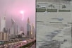 अरब में ये क्या हो रहा? UAE में मूसलाधार बारिश, रेगिस्तान में आ गया सैलाब