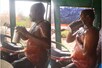 VIDEO: भीषण गर्मी ने ड्राइवर को किया बेहाल, चलती ट्रक में लगा नहाने!