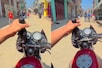 VIDEO: बाइक का हैंडल टूटा, तो क्लच हाथ में लेकर शख्स ने चलाई गाड़ी!
