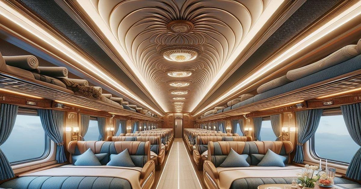 This country's first long distance luxury train will run at a speed faster than a cheetah.
