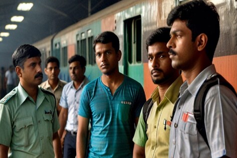 स्टेशन पर खड़ी थी ट्रेन, चढ़ने ही वाले थे 5 लड़के, पुलिस ने पूछा कहां जाना है? बोले- चेन्नई, फिर जो हुआ...