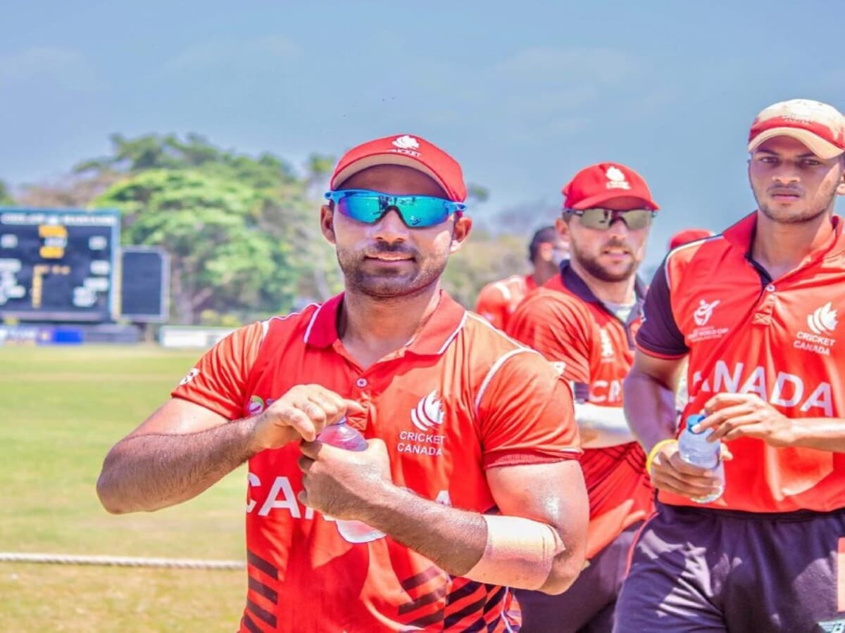 Saad Bin Zafar, Canada, Best economy rates in an T20I, Player bowled all 4 over maiden in T20I, T20 world cup 2024, ICC T20 world cup,साद बिन जफर, कनाडा क्रिकेट टीम, टी20 इंटरनेशनल में सर्वश्रेष्‍ठ इकोनॉमी, टी20 इंटरनेशनल में चारों ओवर मेडन, टी20 वर्ल्‍डकप 2024, टी20 वर्ल्‍डकप