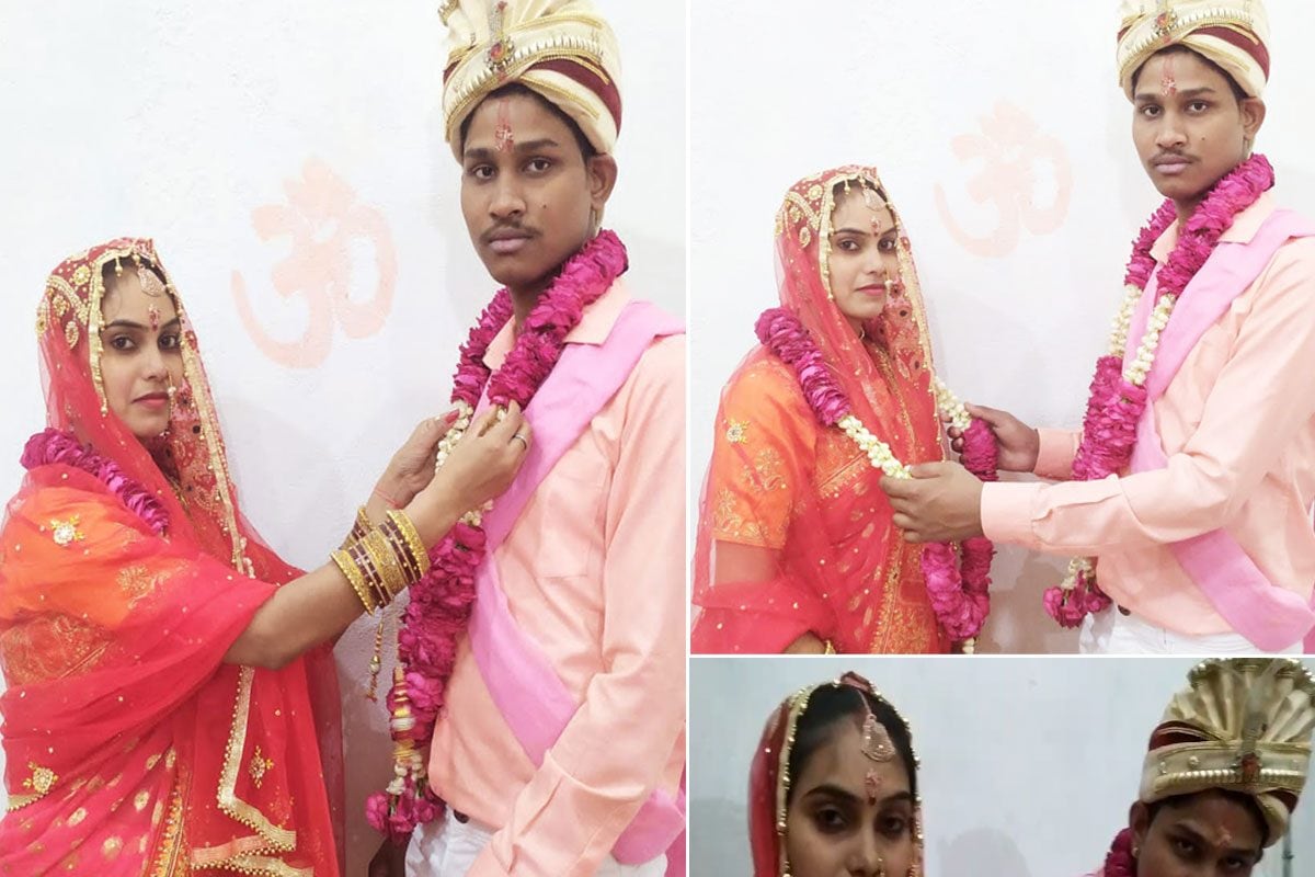 मुस्लिम युवती ने हिंदू युवक से रचाई शादी अपनाया सनातन धर्म नाम भी बदला