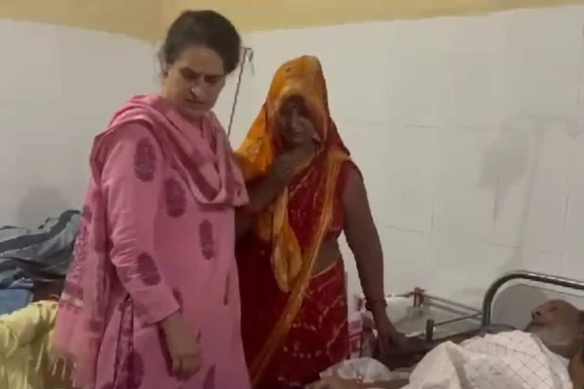 आधी रात को अस्पताल पहुंच गईं प्रियंका गांधी स्टाफ में मची अफरा-तफरी