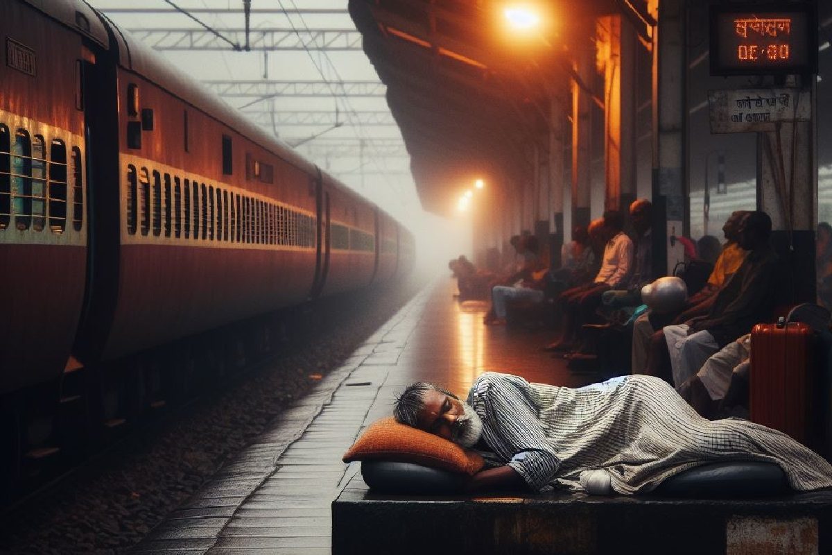 स्टेशन मास्टर को आ गई नींद हरी झंडी के इंतजार में आधे घंटे खड़ी रही ट्रेन
