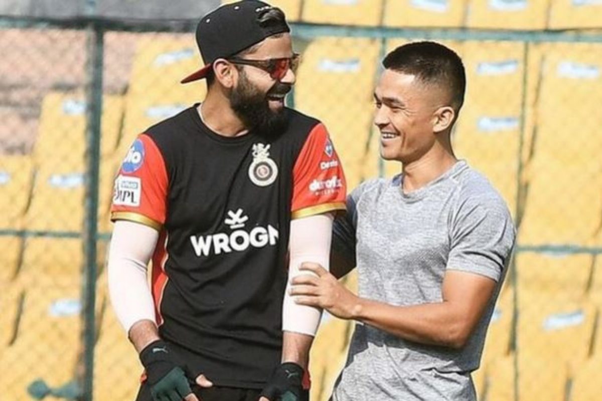 मेरे भाई, तुम पर नाज है, कोहली ने दोस्त छेत्री को लिखा दिल छू लेने वाला मैसेज