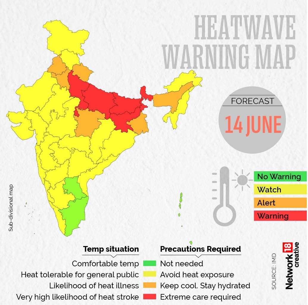 heat wave spell end soon in all over india only uttar pradesh delhi will suffer more in next week prepare for monsoon and rain in coming days