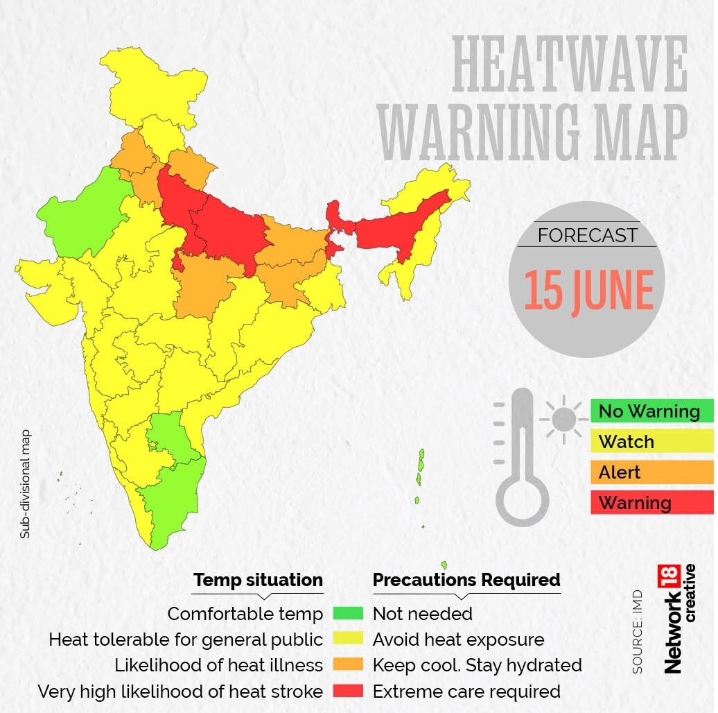 heat wave spell end soon in all over india only uttar pradesh delhi will suffer more in next week prepare for monsoon and rain in coming days