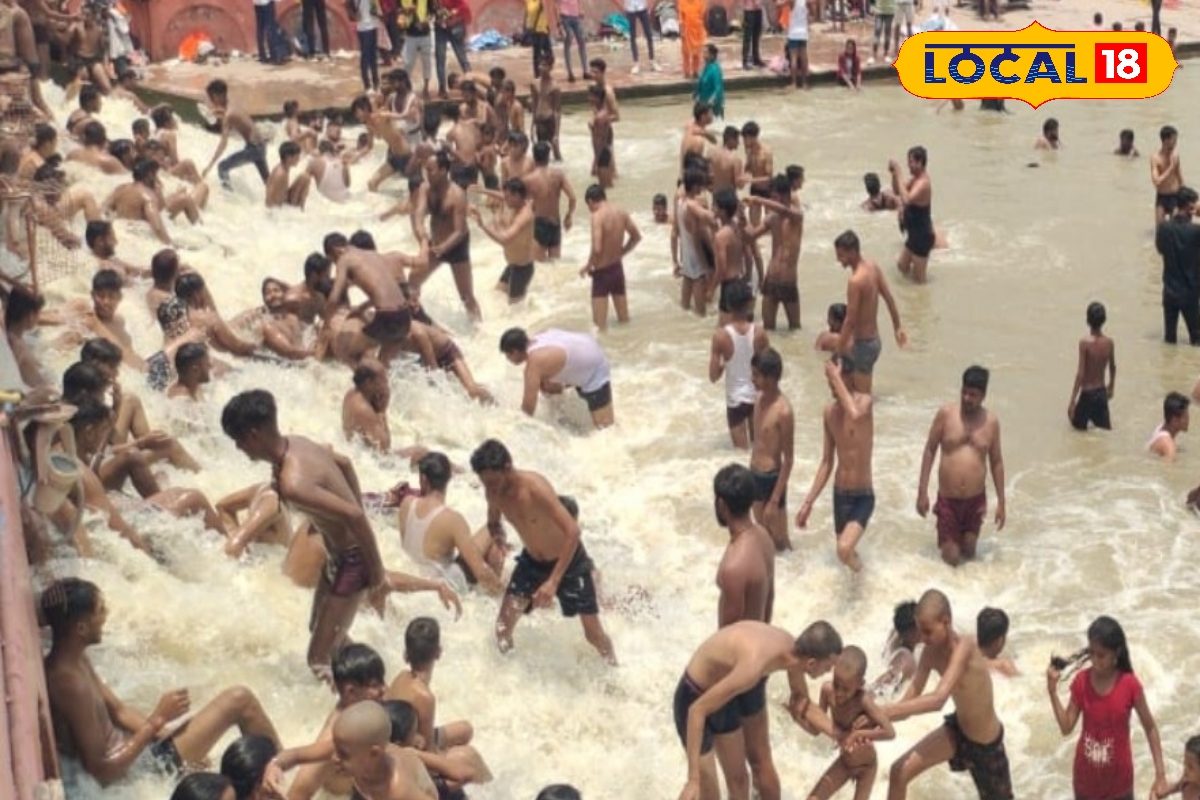 नौतपा के बीच चिलचिलाती गर्मी में पिकनिक स्पॉट बनी राम की पैड़ीदेखें तस्वीरें