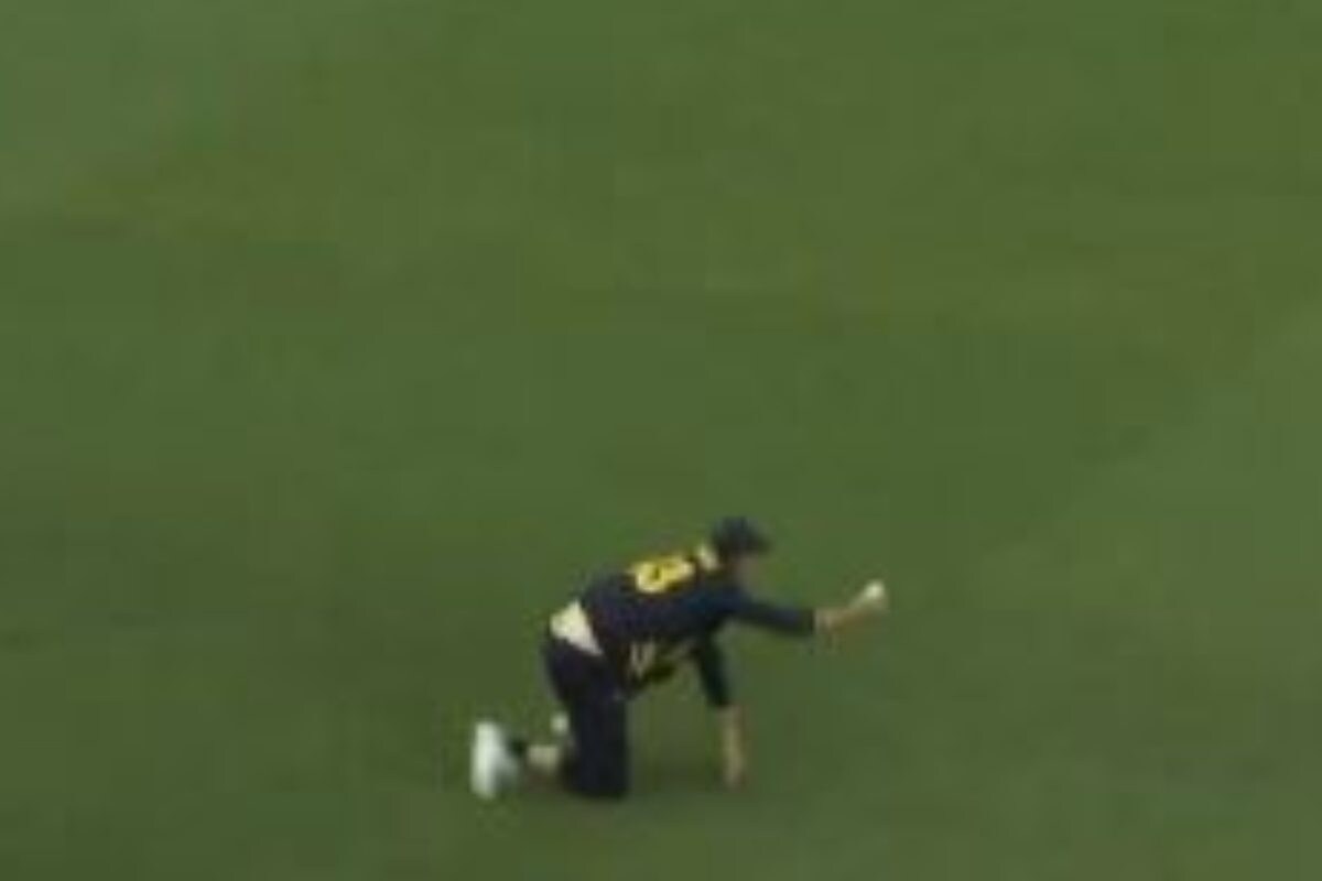 इंसान है या पक्षी? कंगारू फील्डर ने हवा में डाइव लगाकर एक हाथ से लपका कैच