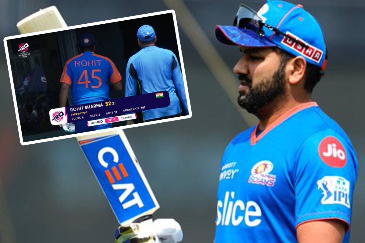 भारत-पाक मैच से पहले आई बुरी खबर... कंधे पर गेंद लगने से घायल हुए रोहित शर्मा