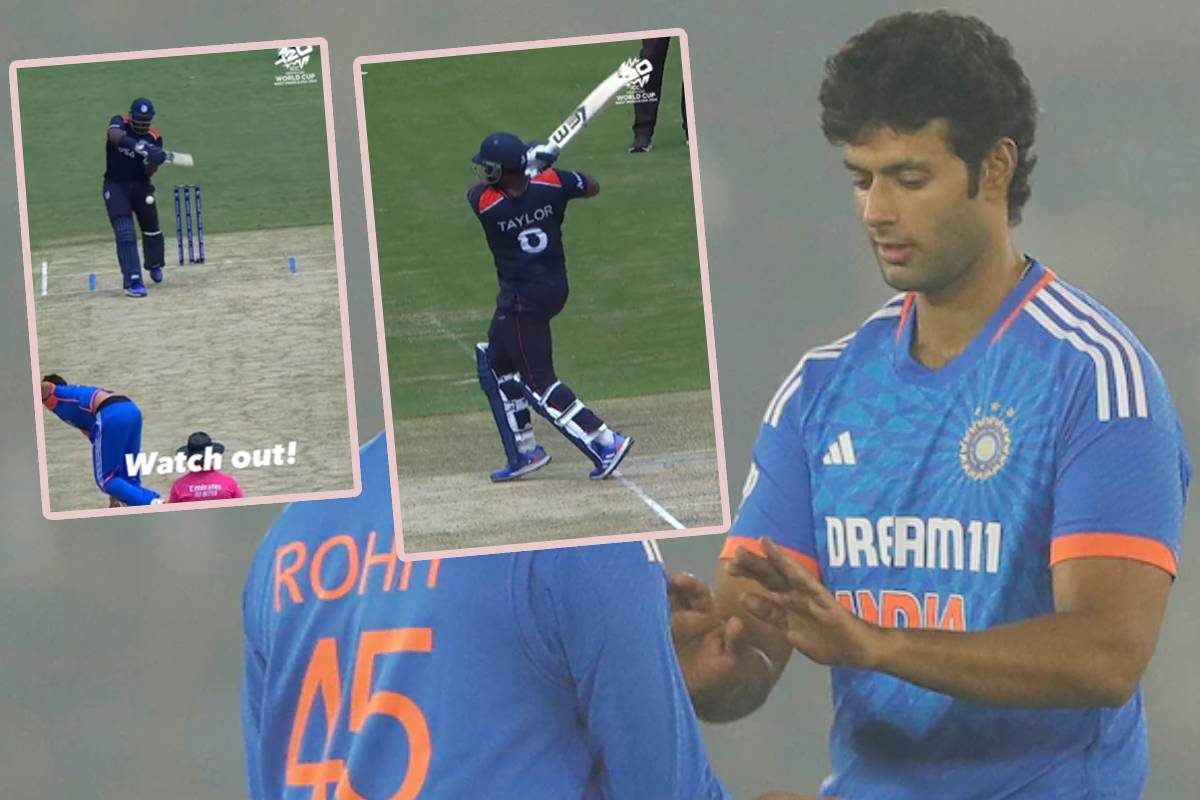 US के बैटर ने जड़ा झन्‍नाटेदार छक्‍का, फिर जो हुआ, कोई फैन देखना नहीं चाहेगा