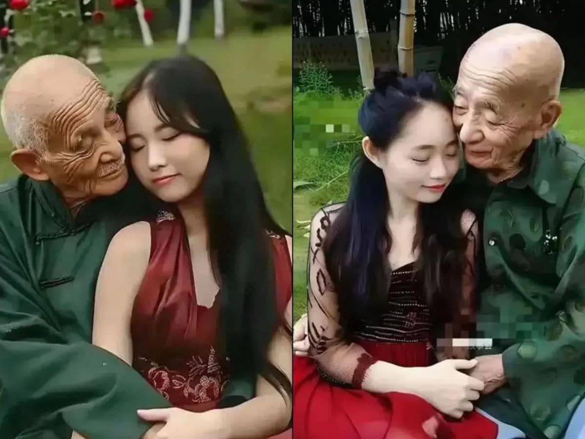80 years man married 23 year old , 80 Year Old Mayor Marries 23 Year Old girl, elderly man Marries 23 Year Old Girl, couple looks like grandfather and daughter, 80 year old groom and 23 year old bride