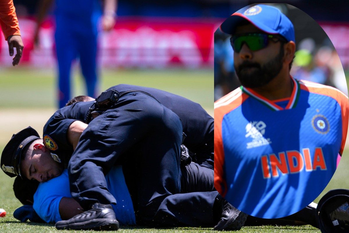 Video: रोहित शर्मा के सामने फैन को पुलिसवालों ने पटका, देखिए कैसे बचाया