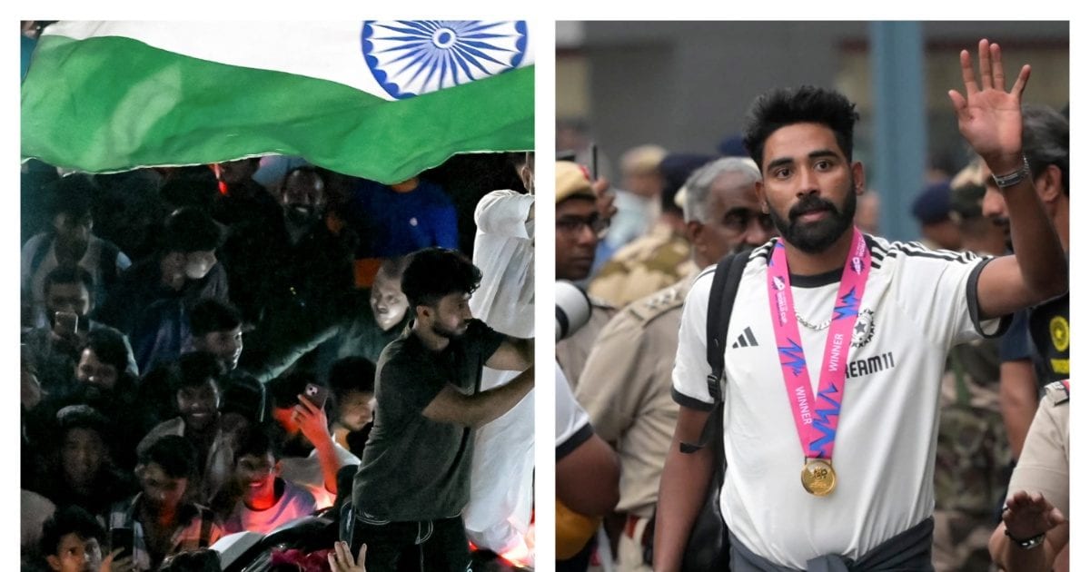VIDEO: सिराज ने हैदराबाद पहुंचते ही अपने खास को पहना दिया वर्ल्ड कप का मेडल, हीरो की तरह वेलकम