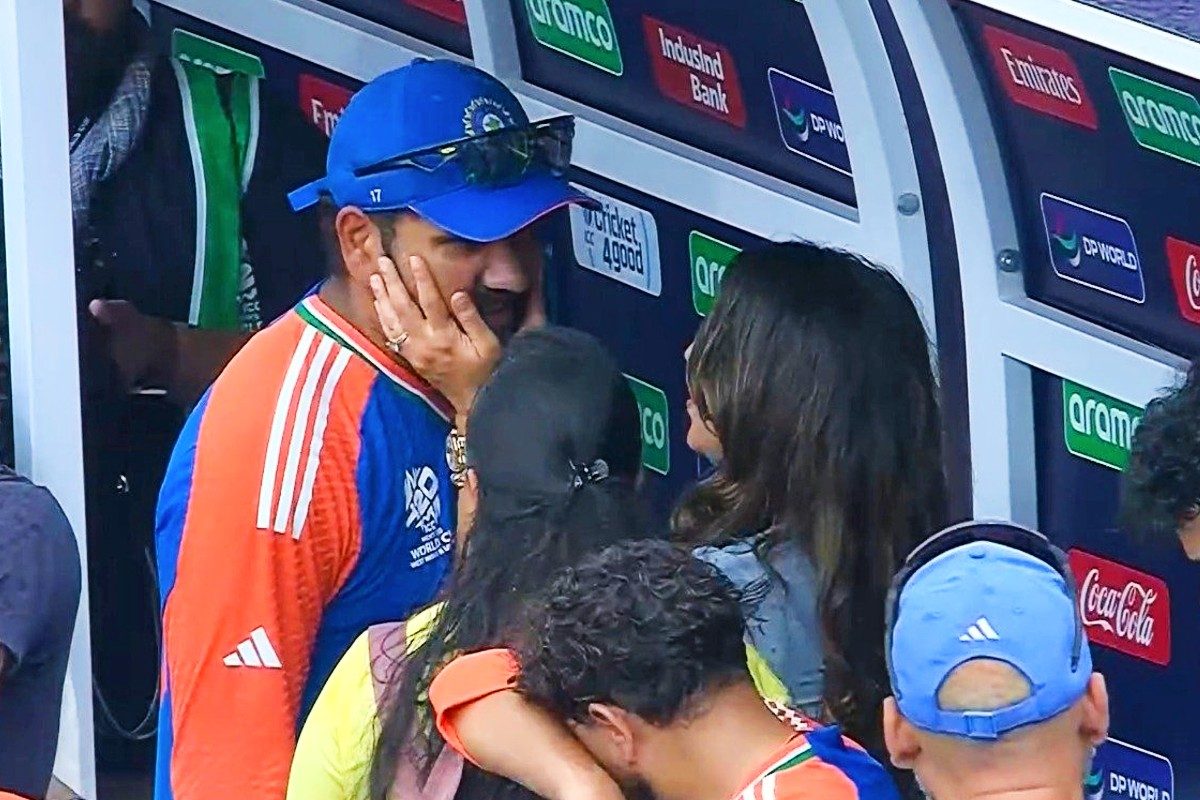 Video: बुमराह, सूर्यकुमार और रोहित ने लगाया बीवी को गले, विराट क्या कर रहे थे