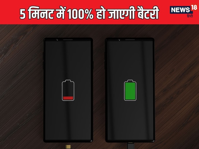 The phone will be 100% charge in just 5 minutes, this company is bringing special fast charging