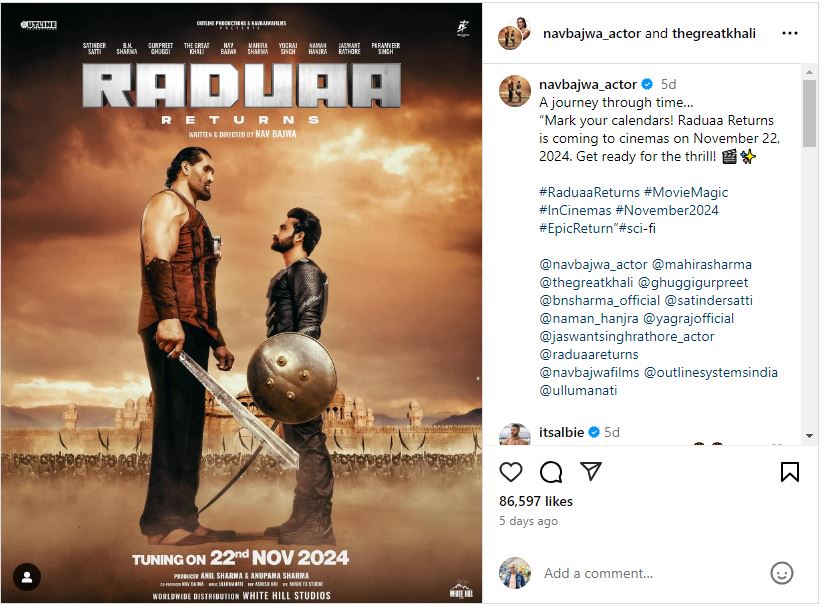 The Great Khali, khali set to make punjabi film, the great khali punjabi movie raduaa retruns, raduaa returns 22nd november, khali records, khali wwe career, the great khali debut wwe, who is the great khali, who is dilip singh rana, dilip singh rana, the great khali wife, the great khali net worth, the great khali age, the great life style, great khali wwe 2006, the great khali wwe wrestling, khali dilip singh ranna, the great khali undertaker, khali debut in world wretling entertainment, nav bajwa, the great khali wwe world champion, khali raduaa returns film, the great khali radua returens punjabi film, द ग्रेट खली, रादुआ रिटर्न्स, खली पंजाबी फिल्म