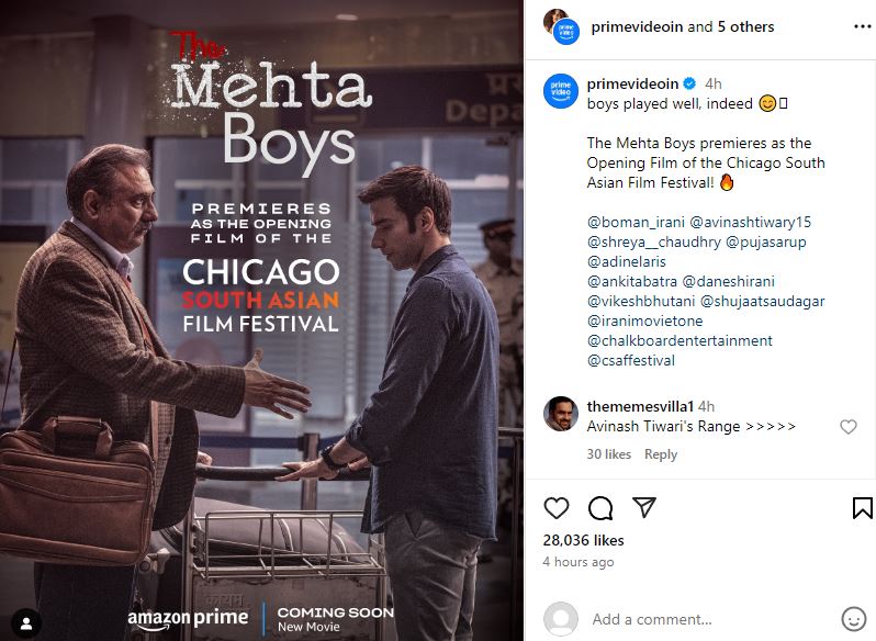 Chicago South Asian Film Festival, The Mehta Boys, Boman Irani, Boman Irani movie, Boman Irani, The Mehta Boys premiere, Boman Irani direction