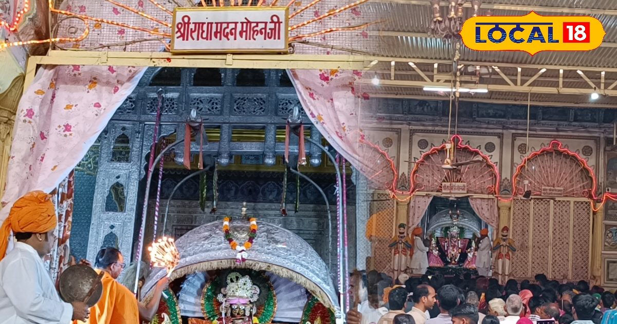 Time table of darshan in MadanMohan Ji temple will change from 19